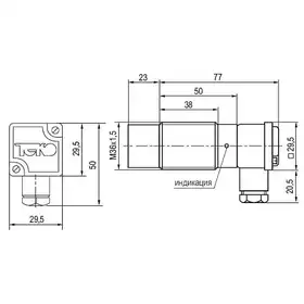 Индуктивный датчик ТЕКО ISN ET9A-32P-20-LZ-C