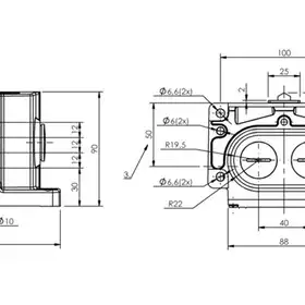 Блочный выключатель Balluff BNS 819-D04-D12-100-10