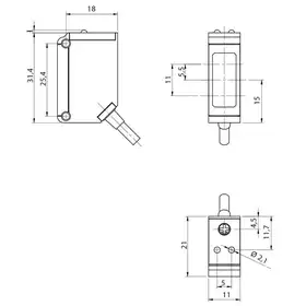 Оптический датчик DATASENSING QFI4/BN-1A