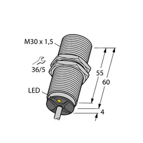 Индуктивный датчик TURCK BI10U-M30-VN4X