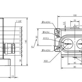 Блочный выключатель Balluff BNS 819-D08-E12-100-10-FD-S90R