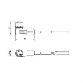 Разъем с кабелем Wenglor S29-5MPUR