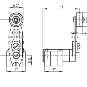 Kонцевой выключатель безопасности Schmersal Z4V7H 355-02Z-2138