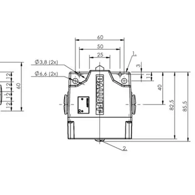 Блочный выключатель Balluff BNS 819-B04-D12-61-12-10-FE