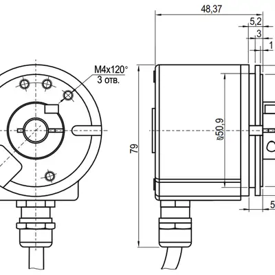Инкрементальный энкодер INNOCONT EIP 58HO 14630V3000-R2