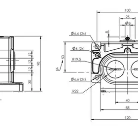 Блочный выключатель Balluff BNS 813-D04-L12-100-22-04-FC