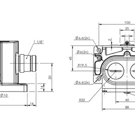 Блочный выключатель Balluff BNS 813-D04-R12-100-10-01-FD-S90R