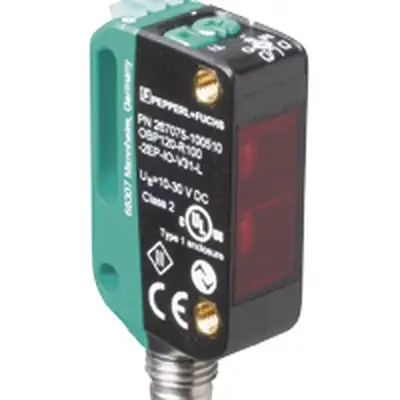 Датчик контрастной метки Pepperl Fuchs OBP120-R100-2EP-IO-V31-L