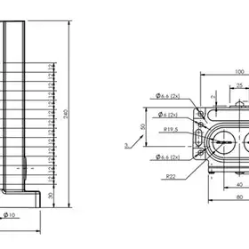 Блочный выключатель Balluff BNS 819-D14-D12-100-10-FD