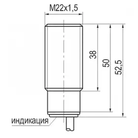 Индуктивный датчик ТЕКО ISB A6A-31P-7E-L