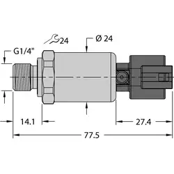 Датчик давления TURCK PT600R-2104-I2-DT043P