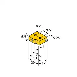 Индуктивный датчик TURCK BI1-Q6.5-AP6/S34