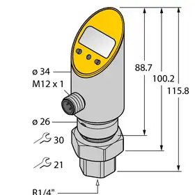 Датчик давления TURCK PS010A-511-2UPN8X-H1141