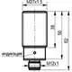 Индуктивный датчик ТЕКО ISB AC7A-43P-10-LZS4