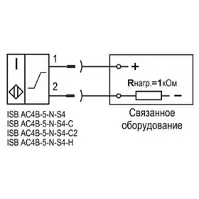 Индуктивный датчик ТЕКО ISB AC4B-5-N-S4