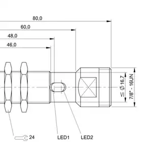Индуктивный датчик Balluff BES 516-211-S5-EL-W
