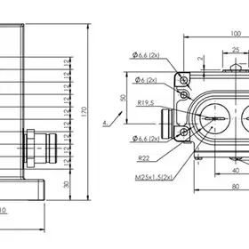 Блочный выключатель Balluff BNS 819-D10-D12-100-10-FD-S90S