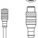 Соединительный кабель Leuze Electronic K-DS M8A-M12A-4P-0,3m-PVC