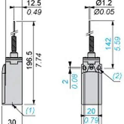 Kонцевой выключатель Telemecanique XCKN2106G11