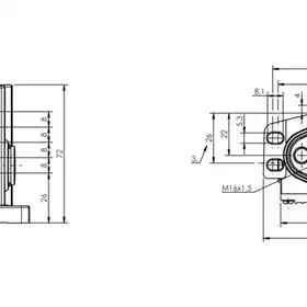 Блочный выключатель Balluff BNS 819-B05-R08-46-13