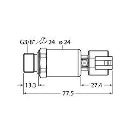 Датчик давления TURCK PT600R-2145-I2-DT043P