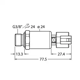 Датчик давления TURCK PT600R-2145-I2-DT043P