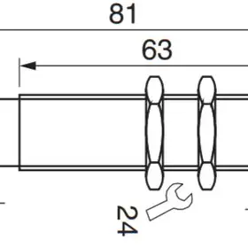 Индуктивный датчик расстояния EGE-Elektronik IGA 005 GU