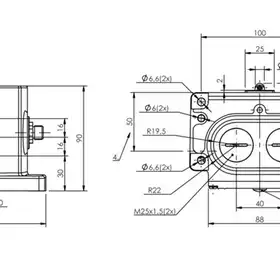 Блочный выключатель Balluff BNS 819-D03-R16-100-10-FD-S80S