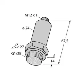 Датчик давления TURCK PT040R-29-LI3-H1140