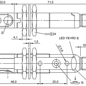 Оптический датчик Balluff BOS 18KW-PA-1HA-S4-C
