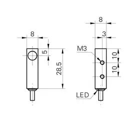 Индуктивный датчик Baumer IFFM 08N3702/O1L
