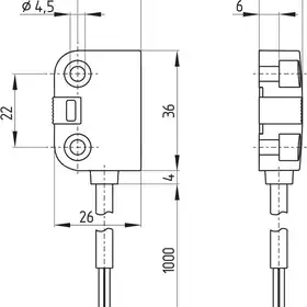 Магнитный датчик безопасности Schmersal BNS260-02/01Z-R