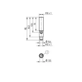 Ультразвуковой датчик расстояния Wenglor UMD123U035