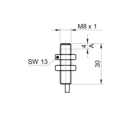Индуктивный датчик расстояния Baumer IR08.D03S-Q30.UA1Z.7SCV