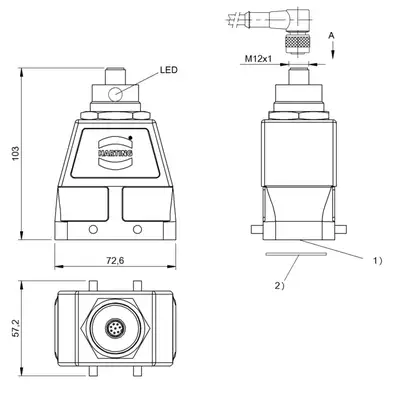 RFID головка чтения/записи Balluff BIS M-400-007-001-00-S115-SA1