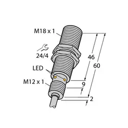 Индуктивный датчик TURCK BI8U-EM18MWD-VP6X