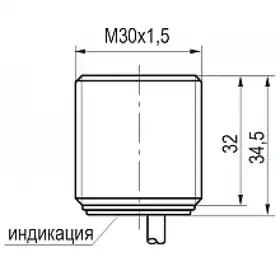 Индуктивный датчик ТЕКО ISB B7A-31N-10-LZ