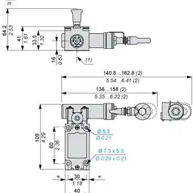 Тросовый выключатель аварийной остановки Telemecanique XY2CJR19H29