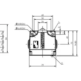 Блочный выключатель Balluff BNS 823-B04-D16-61-B-22-04-FC