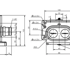 Блочный выключатель Balluff BNS 813-D04-L16-100-10-02-FD-S90R