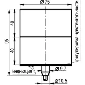 Индуктивный датчик ТЕКО ISN HF6A5-01G-R50E-L