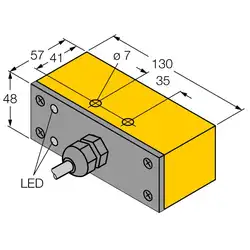 Индуктивный датчик TURCK NI30-Q130-VN4X2
