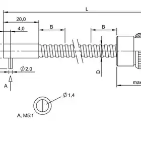 Оптоволоконный кабель Balluff BFO 18A-XAF-MZG-15-1,5