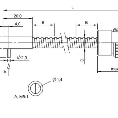 Оптоволоконный кабель Balluff BFO 18A-XAF-MZG-15-1,5