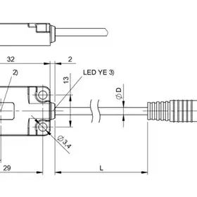 Оптический датчик Balluff BOS R01E-PO-KF21-00,2-S49