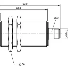 Индуктивный датчик Balluff BES M30MM-NSC30F-S04K