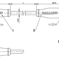 Соединительный кабель Balluff BCC M425-M413-3A-602-VX8334-010