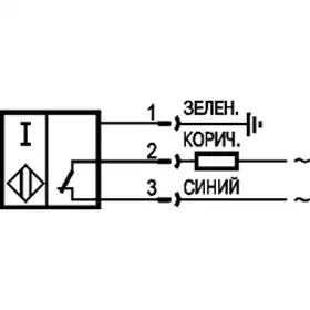 Индуктивный датчик ТЕКО ISN IC15P5-02G-R100E-LS27