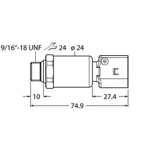 Датчик давления TURCK PT600R-2121-I2-KO28A2