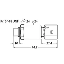 Датчик давления TURCK PT600R-2121-I2-KO28A2